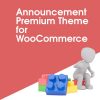 Announcement Premium Theme for WooCommerce